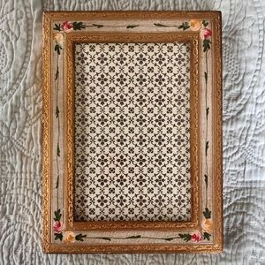 Italian Hand Painted Picture Frame